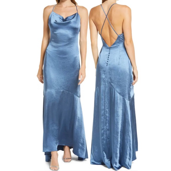 Elliatt Dresses & Skirts - ELLIATT The Aisle Blue Gown